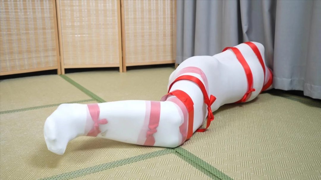 嗷嗷-油亮丝袜全包，用掉将近三十条丝袜的全包-9