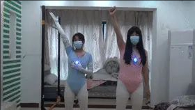 【玉箫】【荷露】定拍 红蓝女战士变身对战 被踢裆+被虐到没能量 跪倒地痛苦惨叫挣扎 脱鞋丝袜足-4