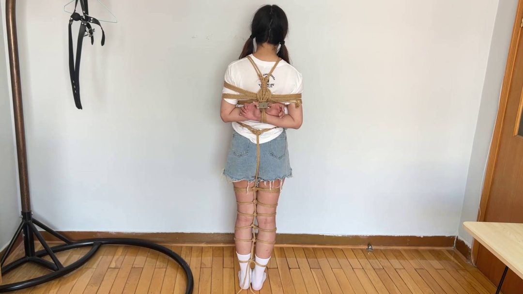 白棉袜超紧蛇缚驷马-4