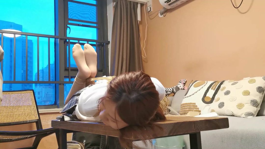 定拍JK制服甘然直臂驷马放置挣脱-4