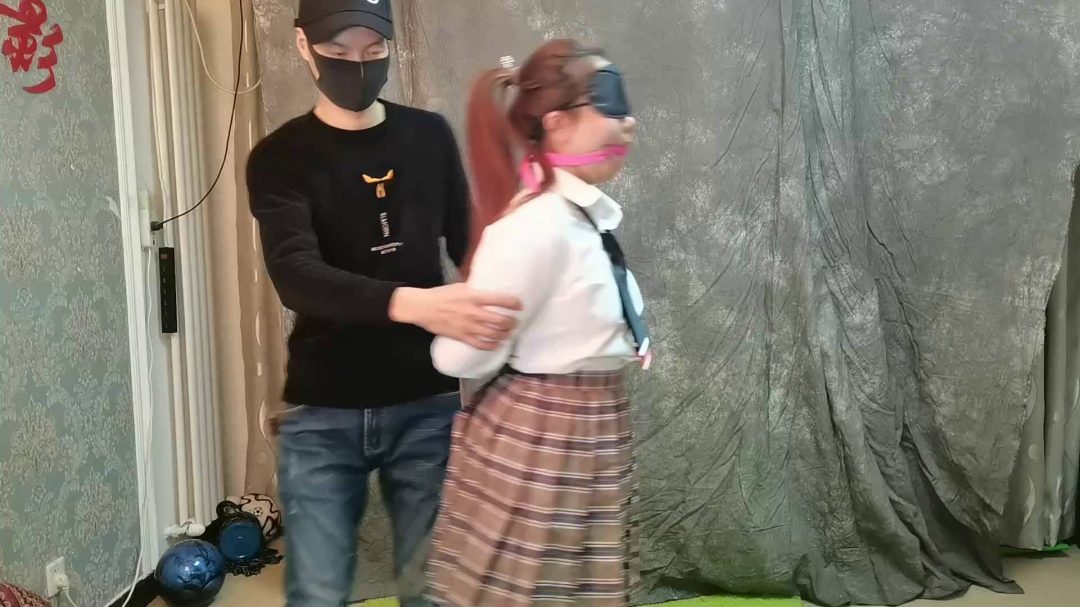 小艾姆 捆绑 放置 筷子夹舌-1