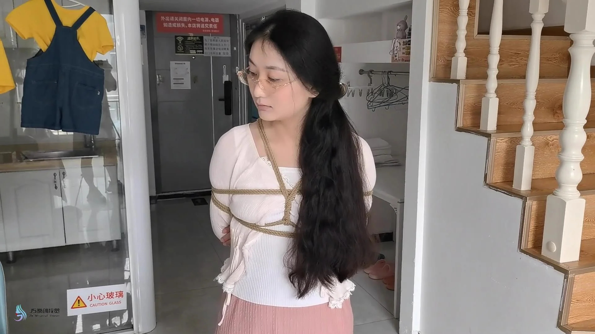 女孩日式捆绑体验