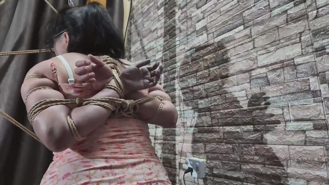 绳屋藏娇定拍：极限五花绝望挣扎-2