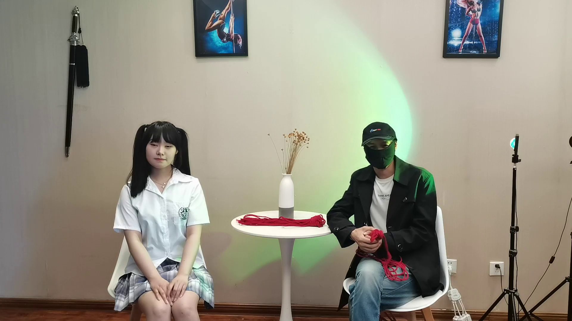 日式五角星绳缚教学 夏小雪出演