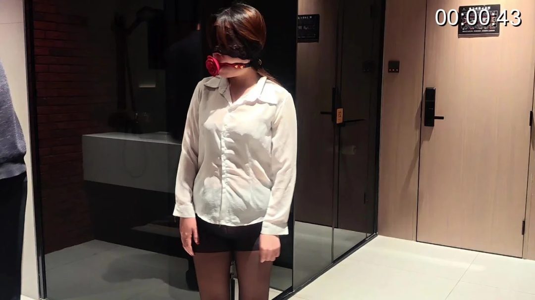 透视装 红绳捆绑 玫瑰口塞-2