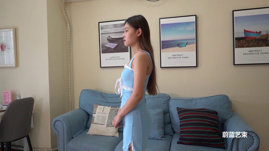 新模冰美人日式驷马紧缚 张口器口水直流-1