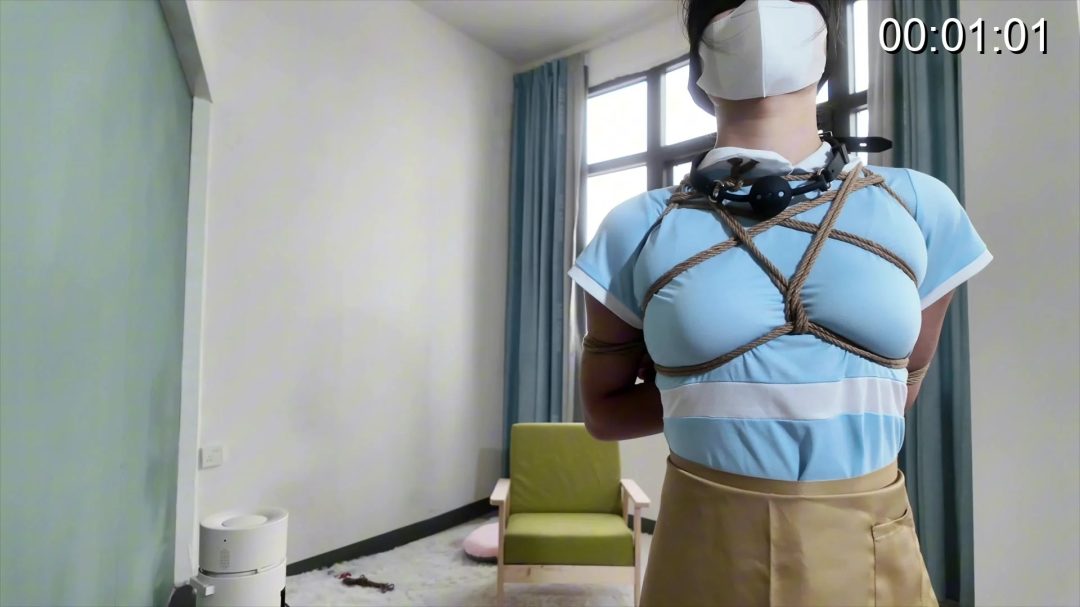 好利来套装试绑，戴口球展示-5