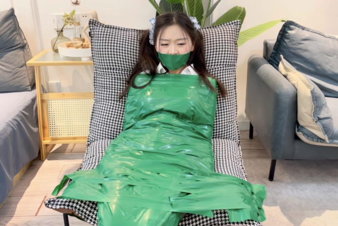 【缚艺录】【小困】椅子上的绿色胶带全包-7