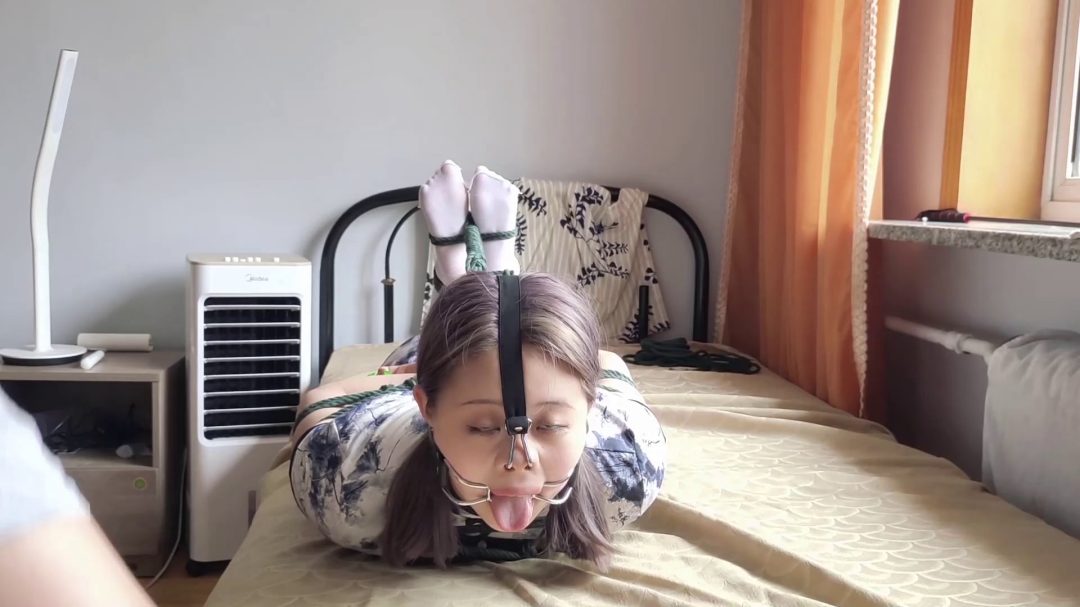 晓灵妹 大力sp 口环鼻钩强制抬头-5