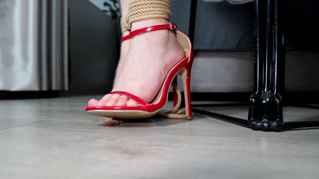 盼盼红色系椅子缚TK第二季，坐缚与股绳驷马-8