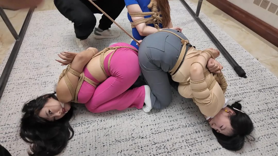 枫叶工作室精品剧情片—《魅影危机：艳缚行动》合集 米粒 佳雯 南清出演紧缚大戏 含绳量极高 剧情跌宕起伏看点满满-13