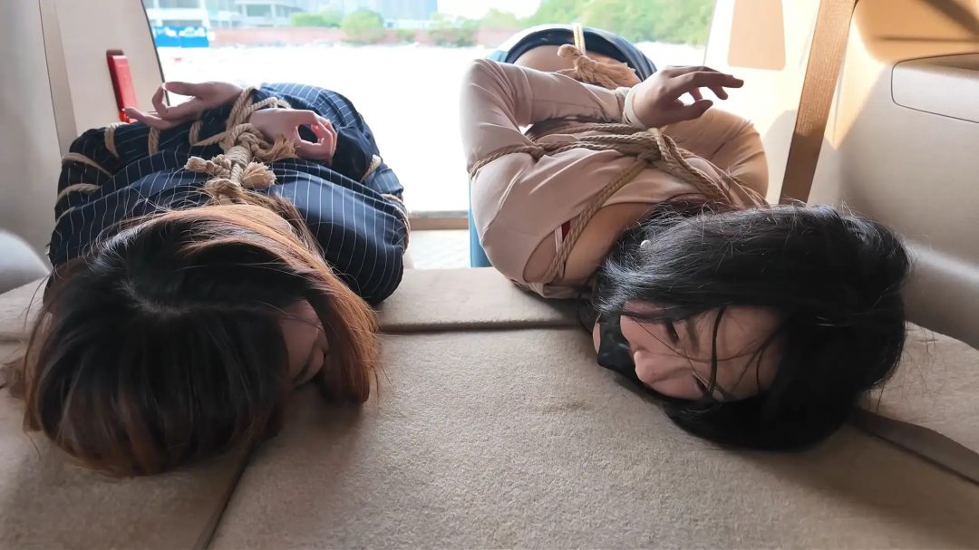 枫叶工作室精品剧情片—《魅影危机：艳缚行动》合集 米粒 佳雯 南清出演紧缚大戏 含绳量极高 剧情跌宕起伏看点满满-9