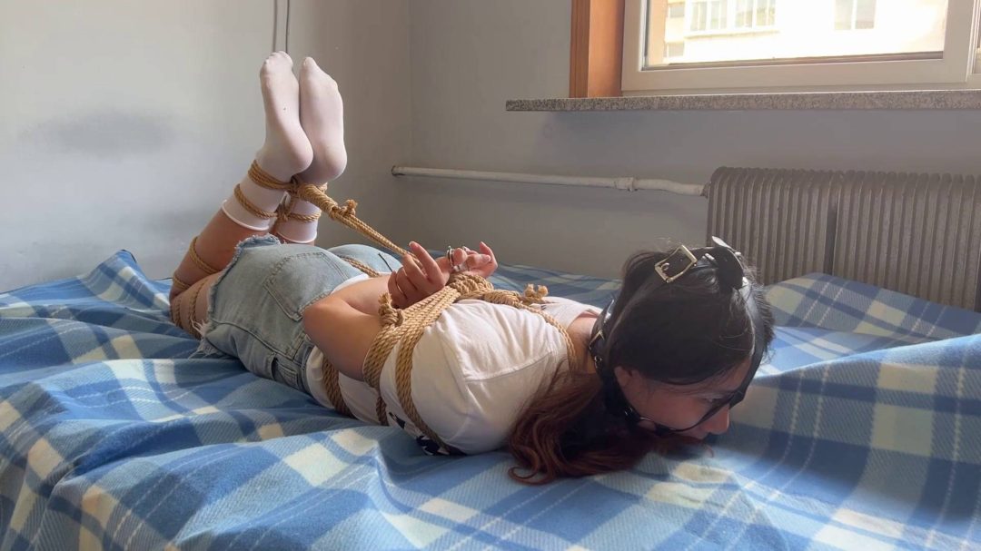 白棉袜超紧蛇缚驷马-6