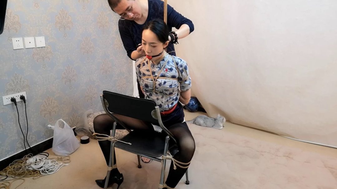 空乘专业的雅熙 五花紧缚训练-7