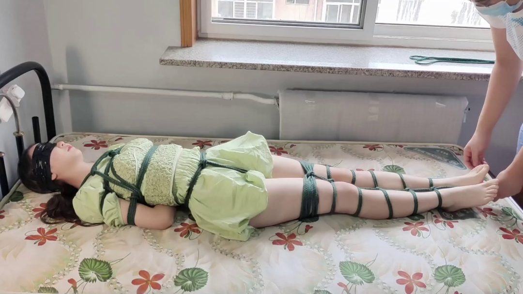 小美女露娜来约绑，日式蛇缚tk挣扎-7