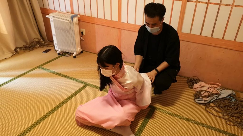 杨蕊 日式鸭子坐吊缚 教程-1