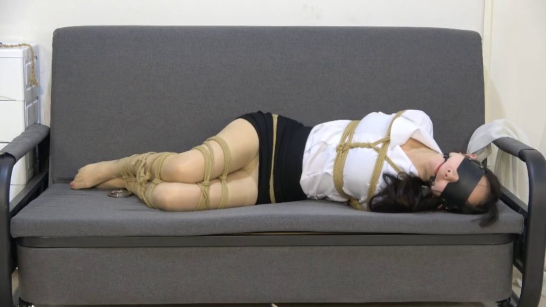 珊珊OL装丝袜捆绑挣扎TK-6