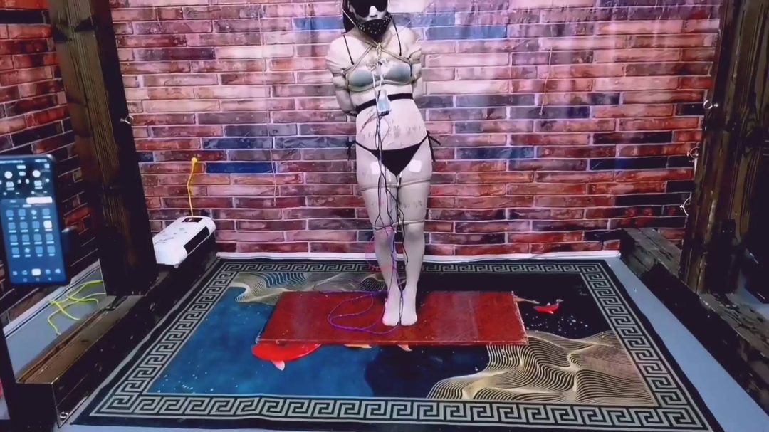 妍儿站立电击-7