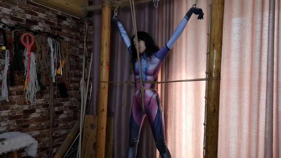 雅熙 女侠的极限四肢固定-4