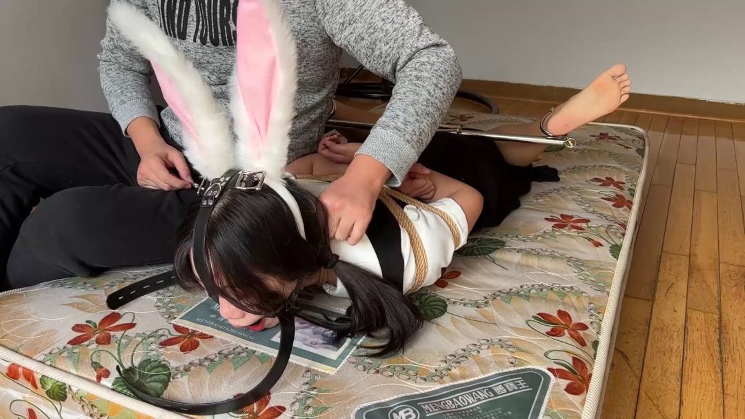 驷马+马具口球堵嘴放置挣扎-5