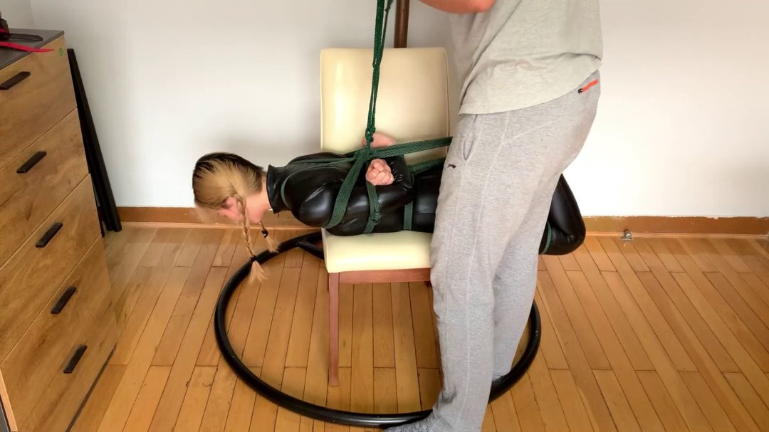 小妹柚子，胶衣极限20磅承压吊缚-3