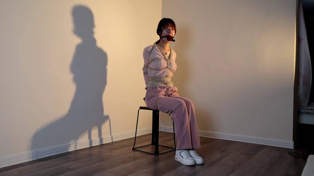 甜甜的果儿试镜第一季，口球、股绳、超紧直臂-7