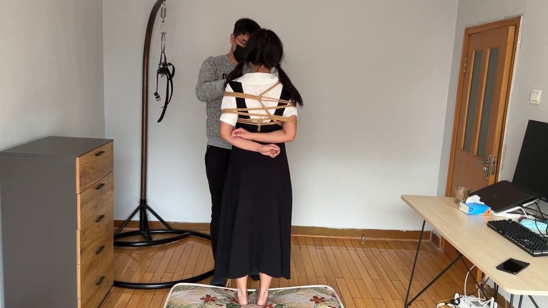 驷马+马具口球堵嘴放置挣扎-2