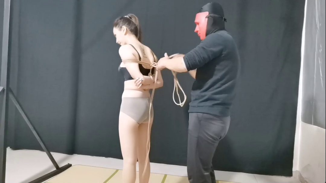 雅思五花大绑直臂驷马股绳惩罚 团缚TK-7