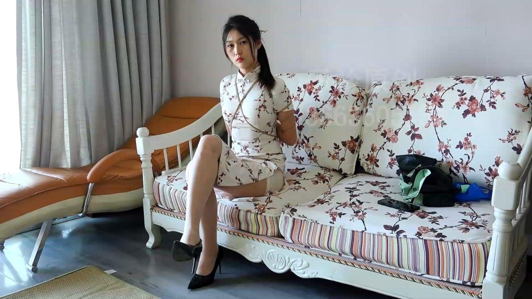 新模试镜 晓梦 旗袍五花口球-1