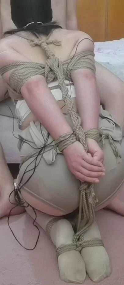 极限绞刑垫脚+股绳拉扯勒Y、铁链R夹吊扯虐-5