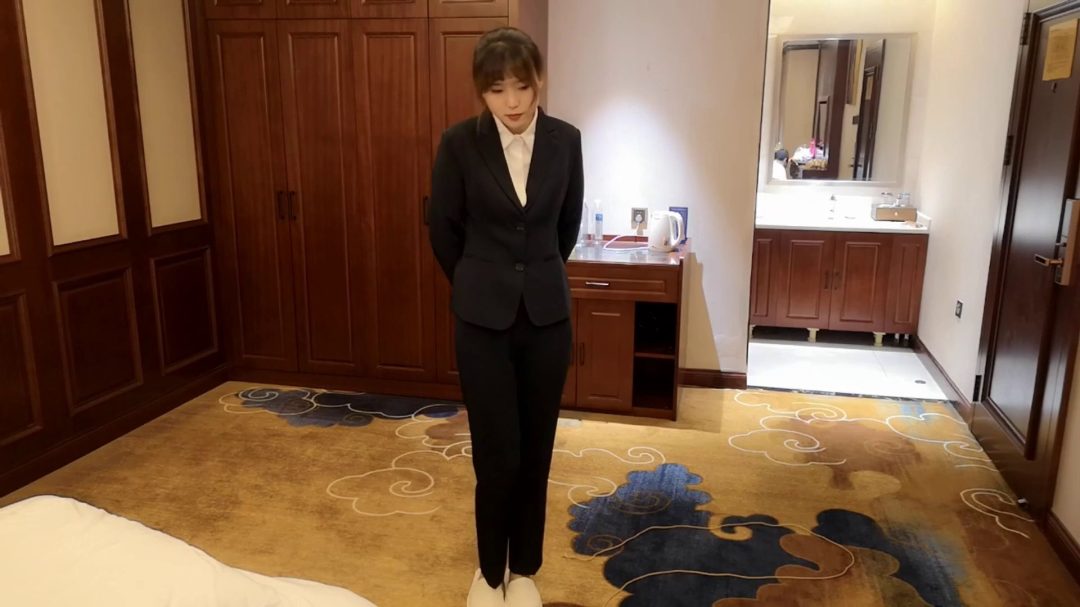 雨仟 西装OL捆绑-3