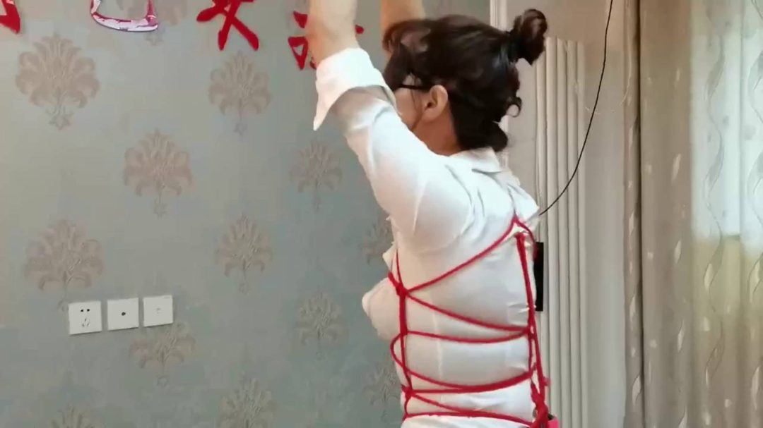 小白试镜 小白红绳 试绑-4