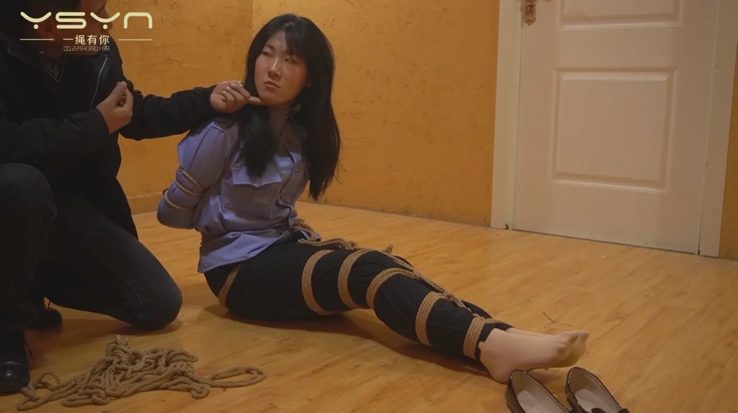 女花上门调查惨遭歹徒背后一击 高手缚 中式五花 驷马 挠痒-8