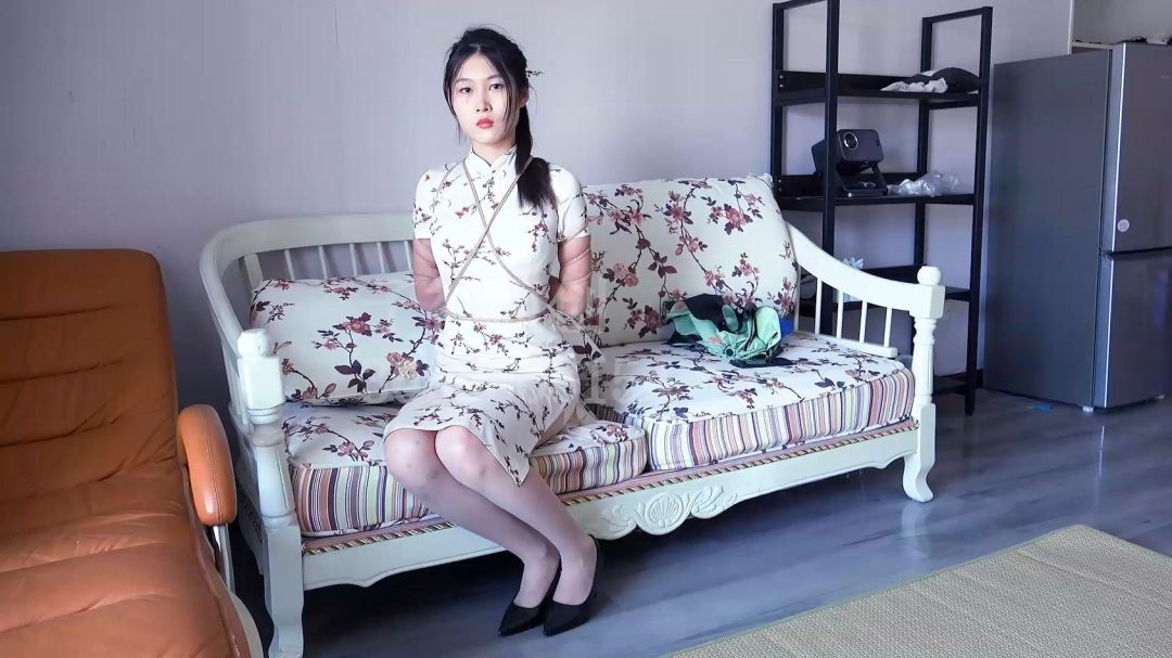 新模试镜 晓梦 旗袍五花口球-2