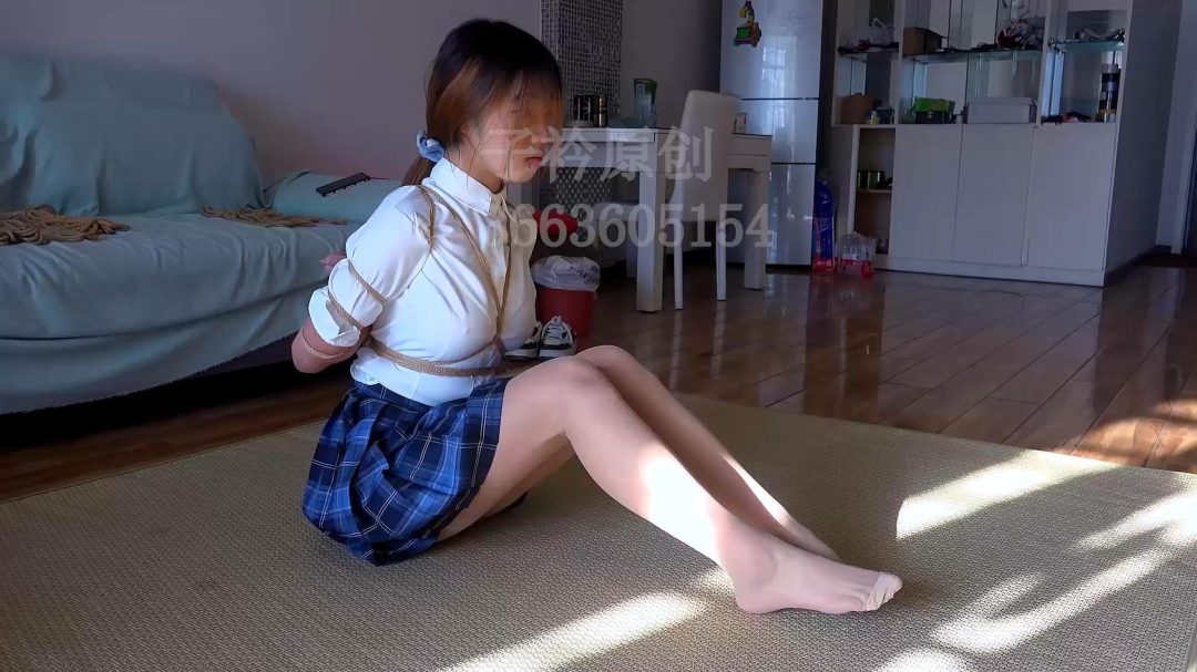 呆萌小可爱 JK肉丝 五花 口球 真空 凸点 放置-5