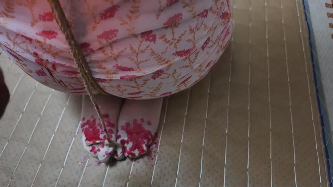 定拍：魏灿花裙滴蜡-4