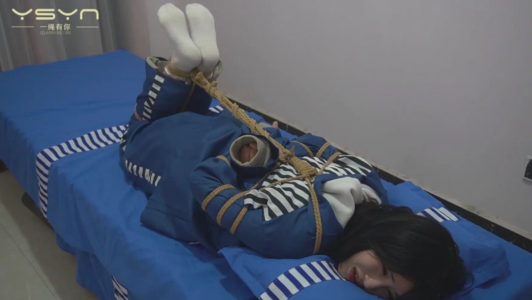 【罪途尽头】 高手缚 中式五花 驷马 手铐 脚铐 棉袜 囚服-10