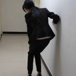 雅熙 眼镜女X工 极限垫脚尖吊