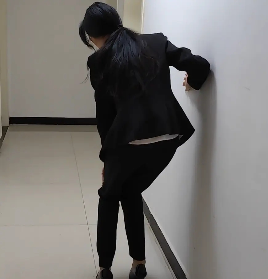 雅熙 眼镜女X工 极限垫脚尖吊-1