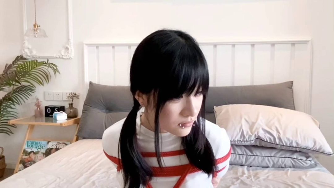 新模小T，第一次来体验绳艺-4