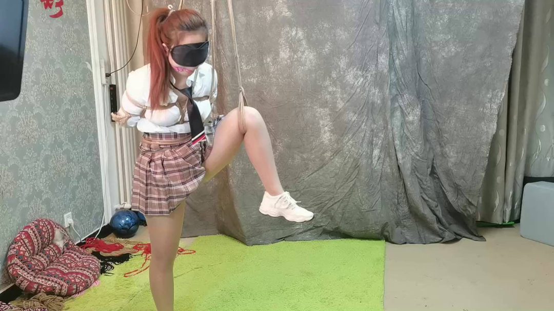 小艾姆 捆绑 放置 筷子夹舌-4