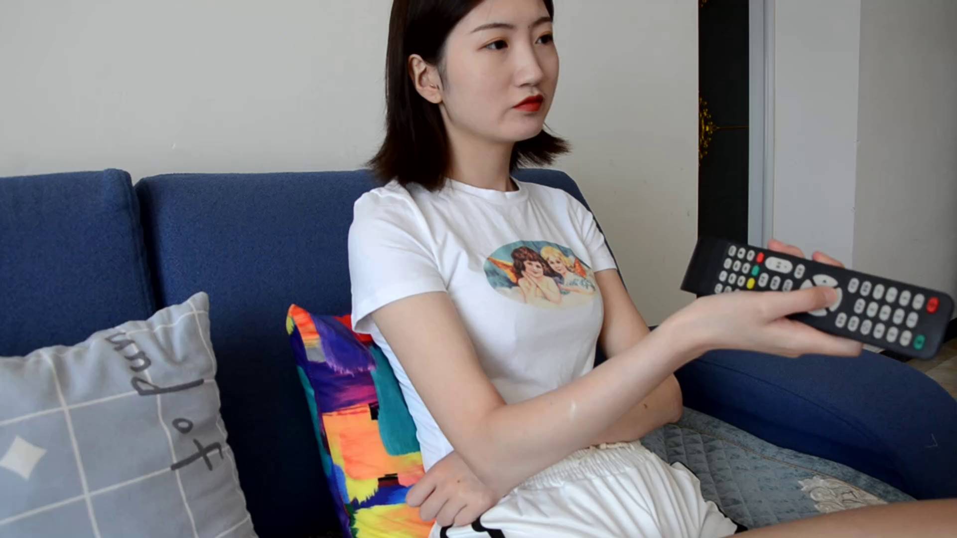 定拍剧情片入室劫难 沈婉