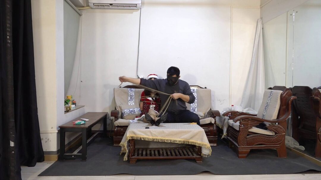 甘然的圣诞节驷马捆绑-2