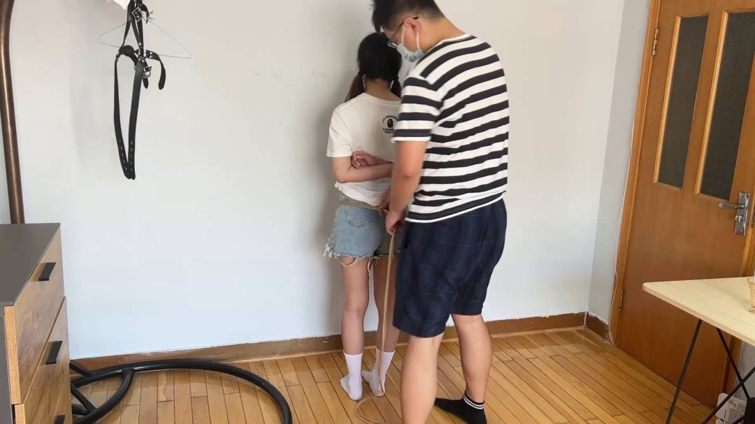 白棉袜超紧蛇缚驷马-1