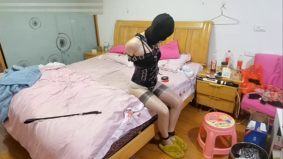 皮具篇、束腰、胶带包手、单手套、五层丝袜套头-4