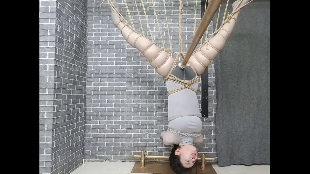 柔柔双绳直臂捆绑，多绳直臂倒吊-4
