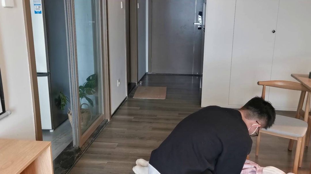 甘然jk长靴紧缚放置挣扎-3