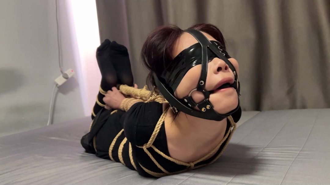 并肘蛇缚驷马黑丝舞蹈服小妹-7