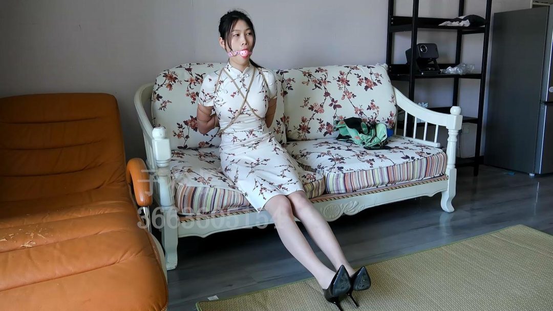 新模试镜 晓梦 旗袍五花口球-5