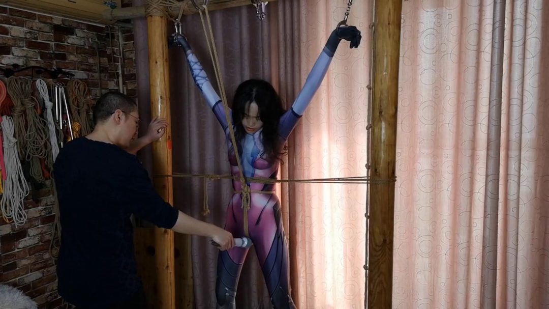 雅熙 女侠的极限四肢固定-6